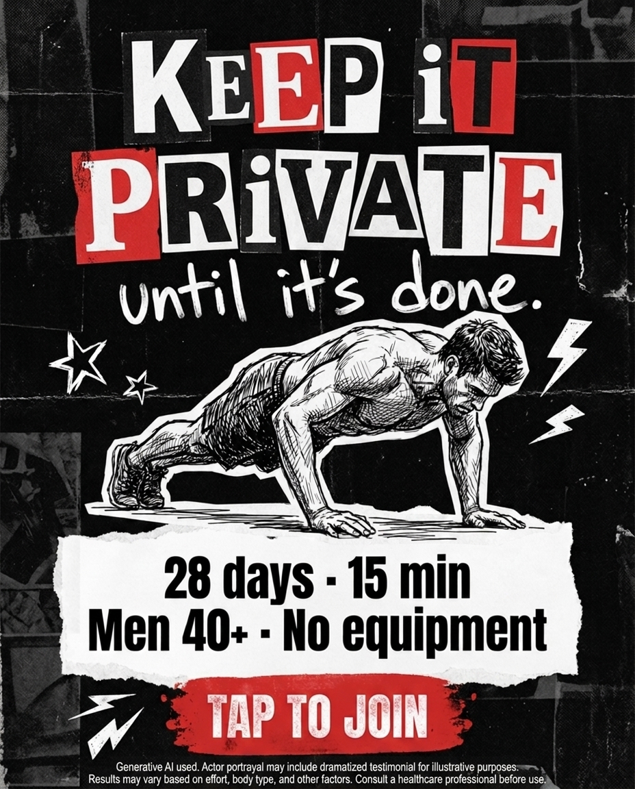 Muscle Charge Facebook ad: Build Real Strength After 40