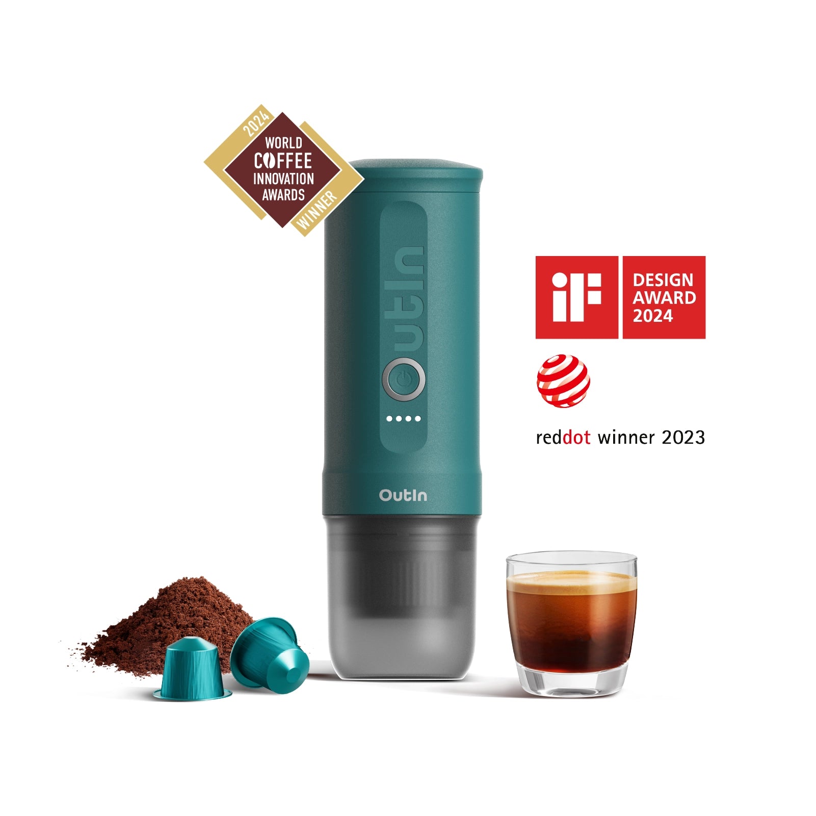 Outin Portable Electric Espresso Machine Facebook ad