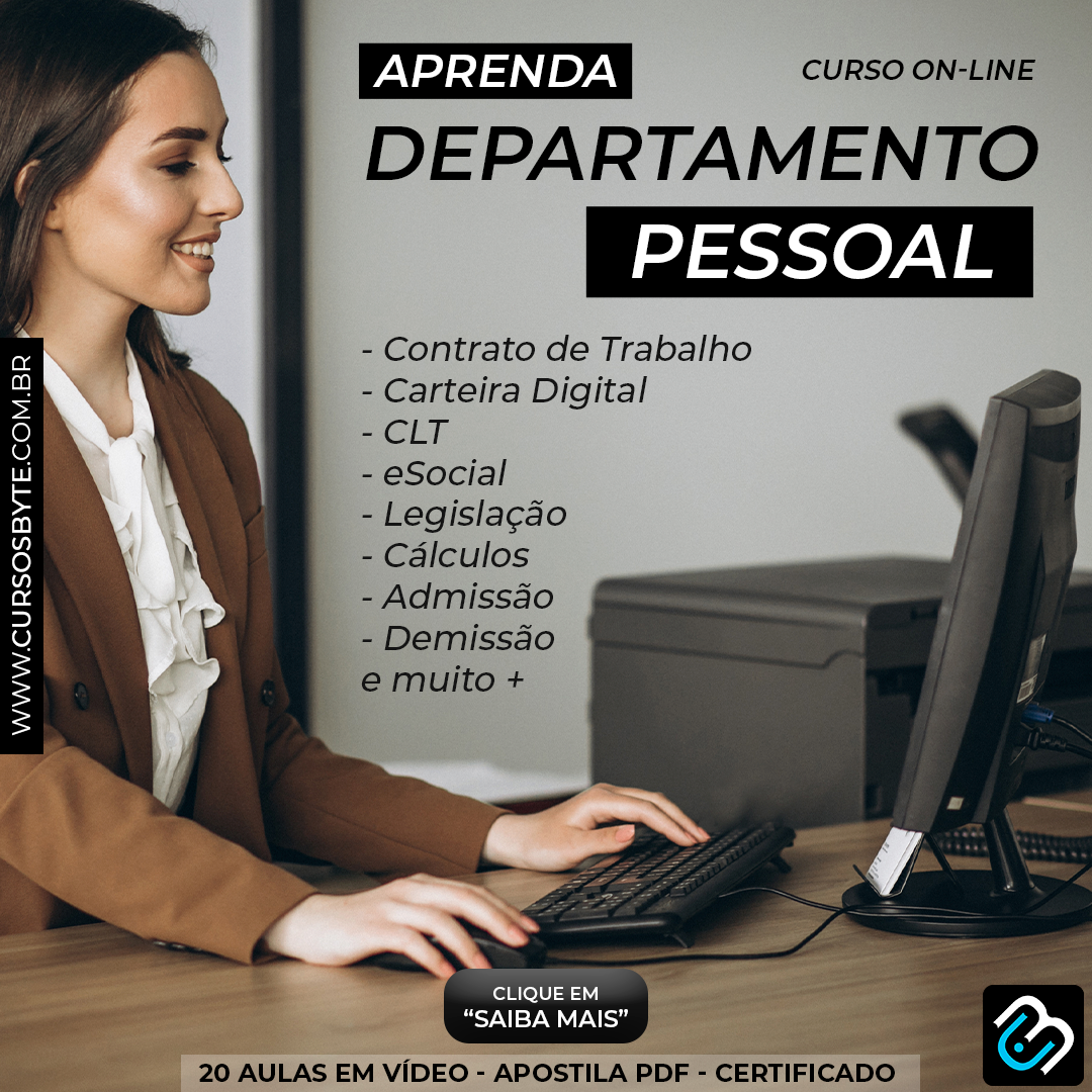 Cursos Byte Facebook ad: DEPARTAMENTO PESSOAL