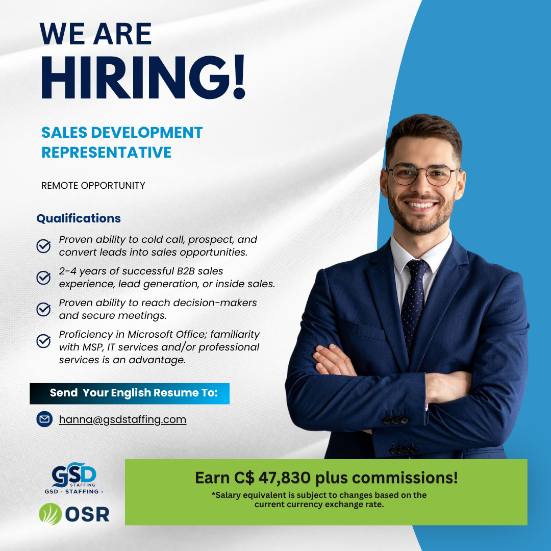 OSR Manage Facebook ad: Apply Now! Work Remotely!