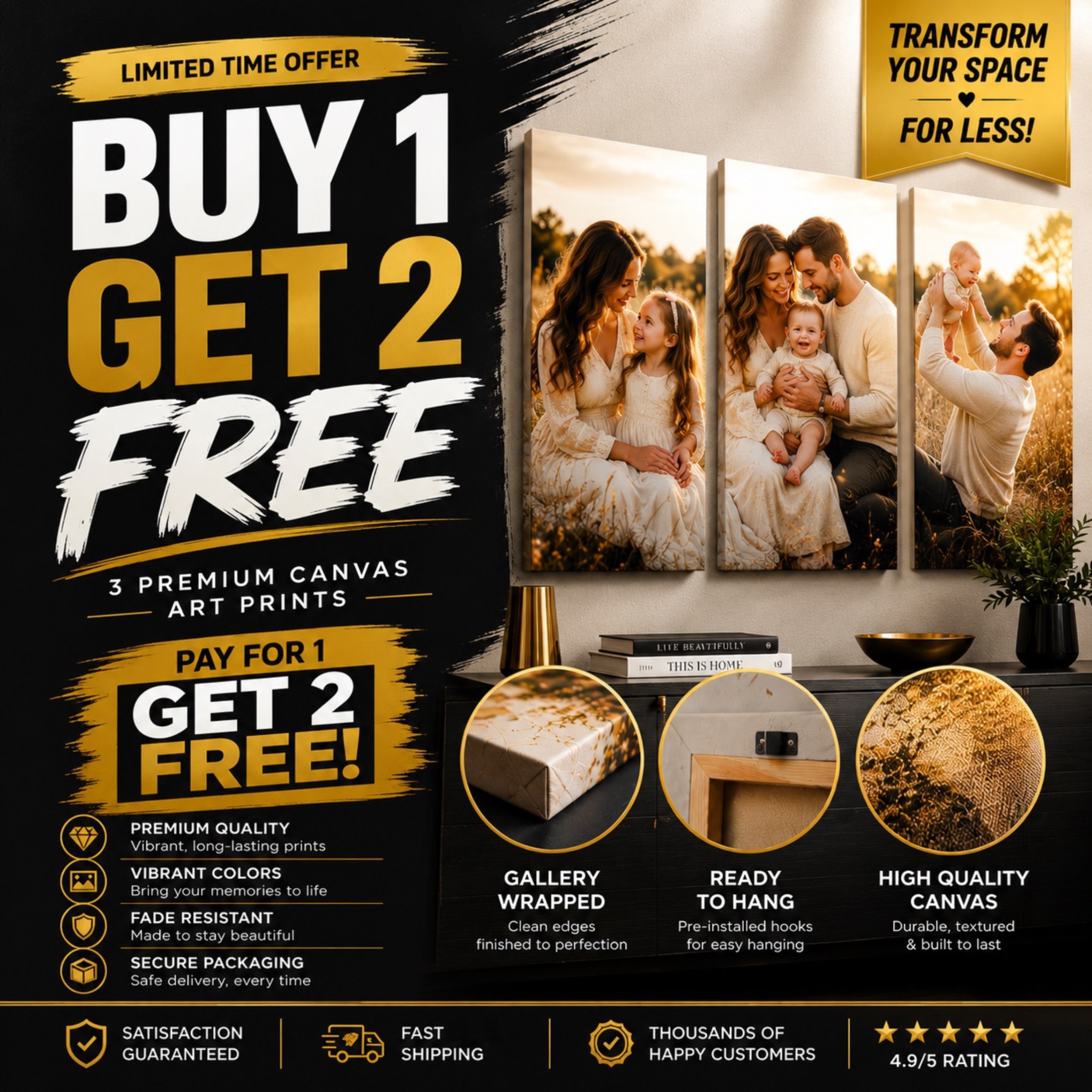 Canvas & Gifts Facebook ad