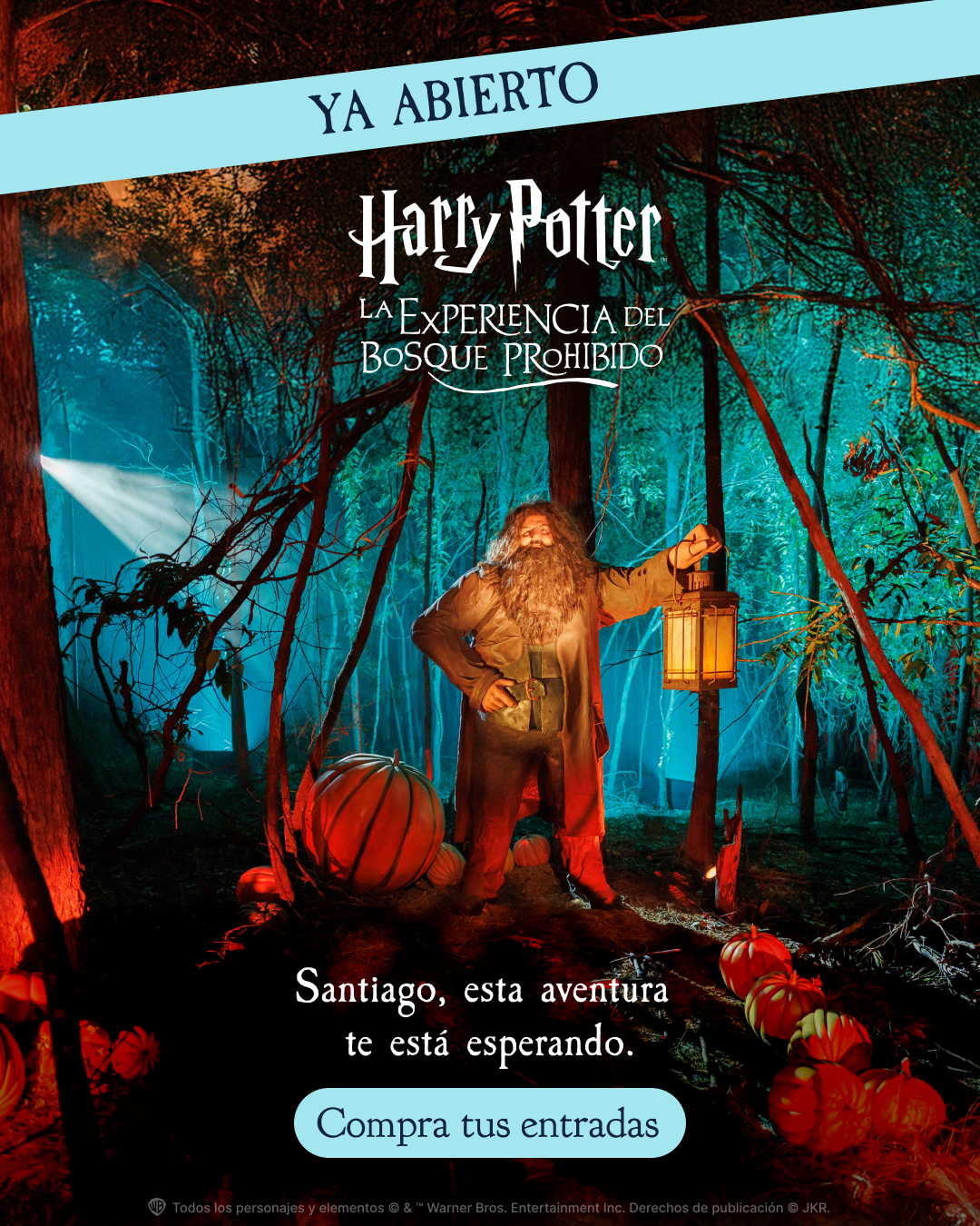Harry Potter: A Forbidden Forest Experience Facebook ad