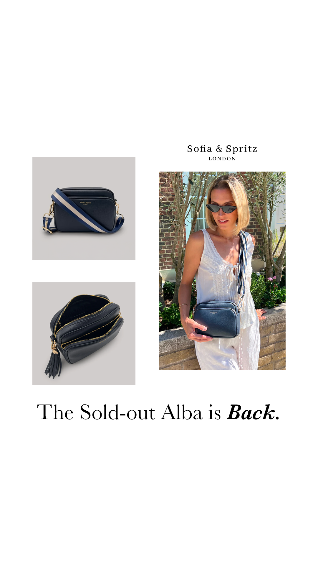 Sofia & Spritz Bags Facebook ad