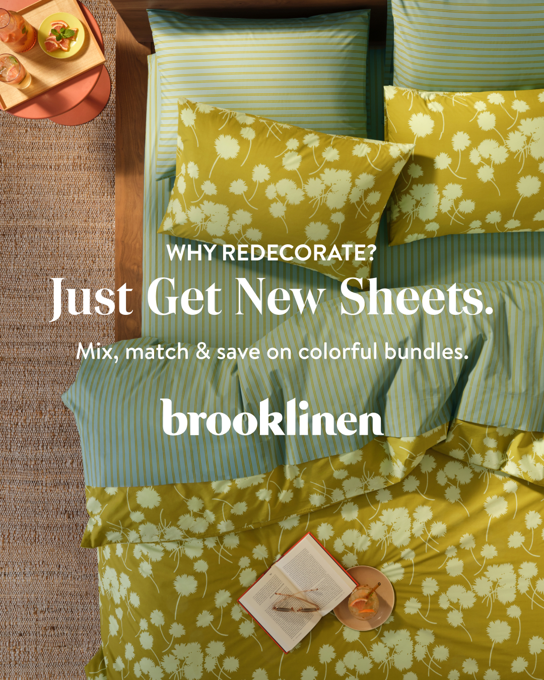 Brooklinen Facebook ad