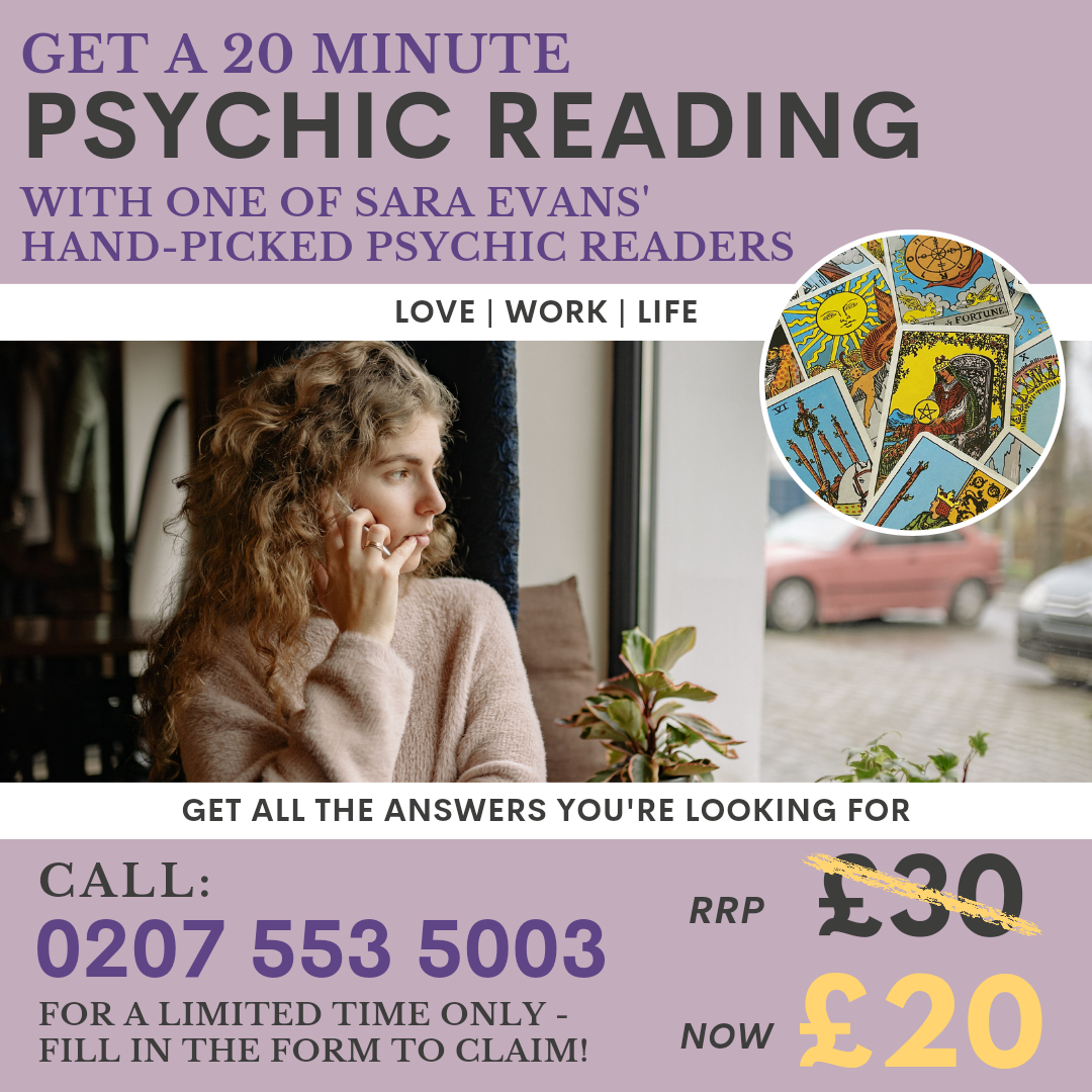 Psychic Readings by Sara Facebook ad from Jan 5, 2024
