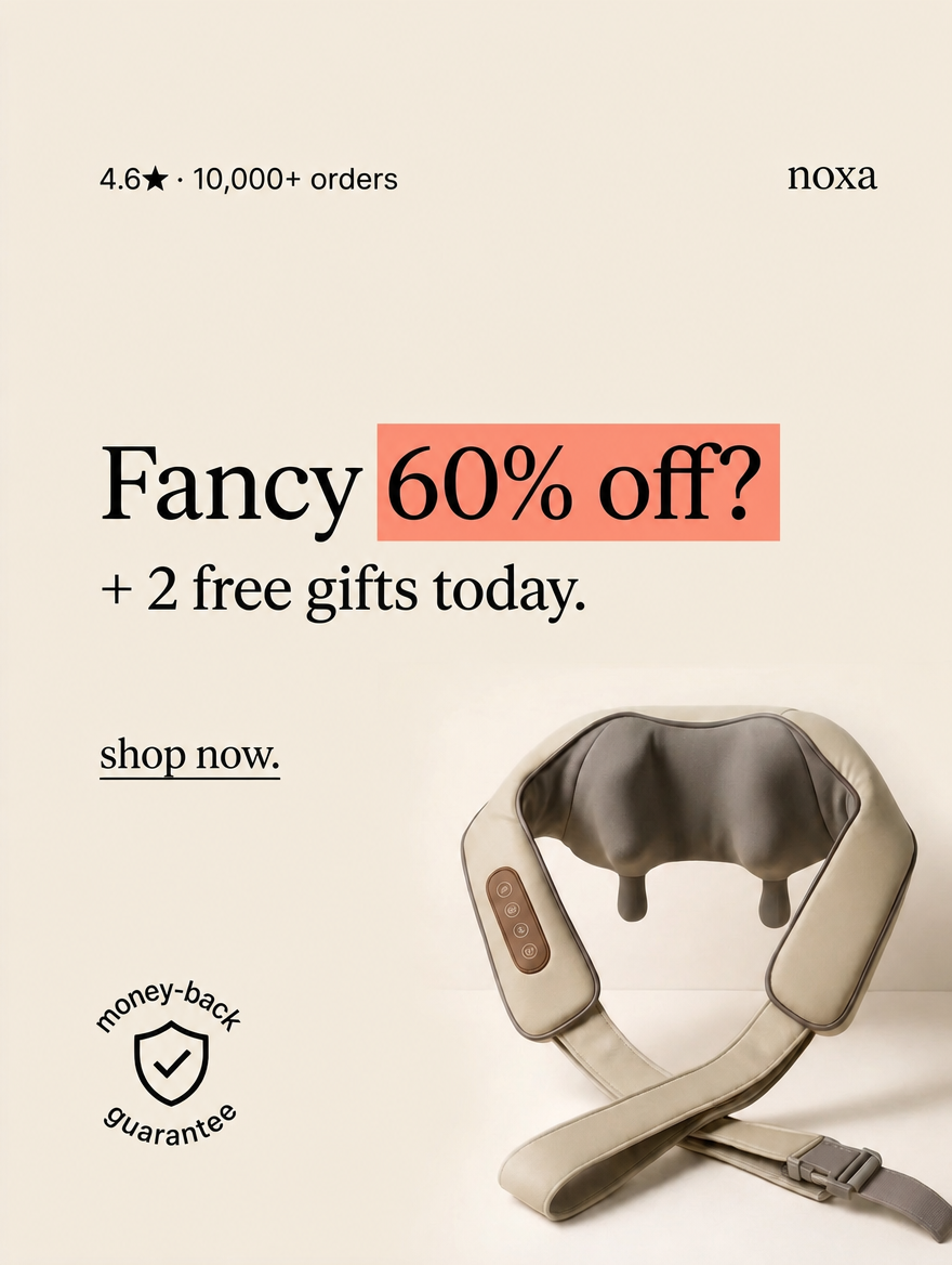 Noxa Massager Facebook ad
