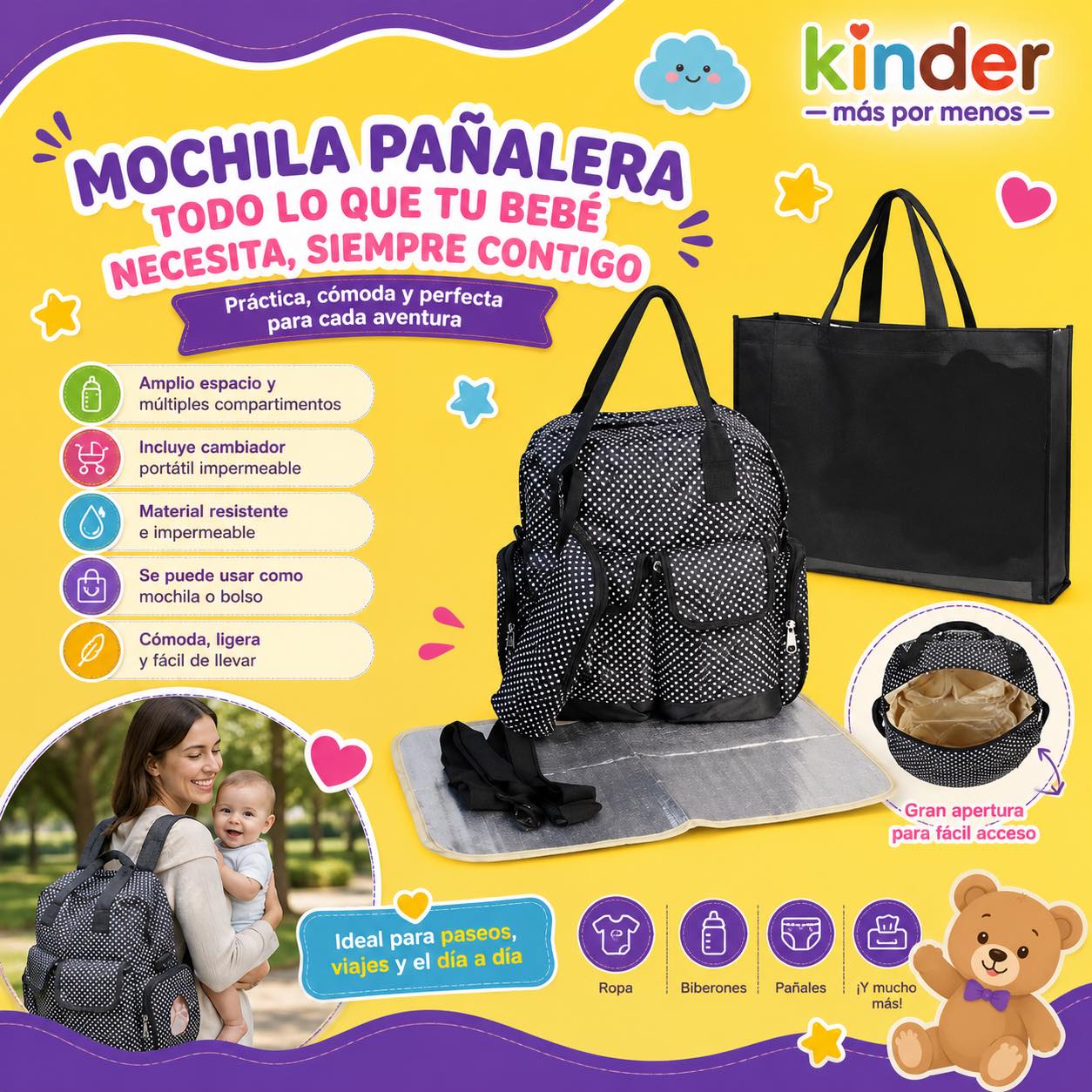 Kinder MAS X MENOS Facebook ad