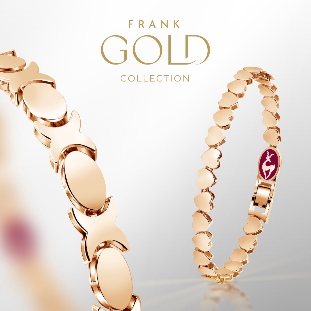 Frank & co. Facebook ad: Discover Frank Gold's Collection of Elegant and Quality…