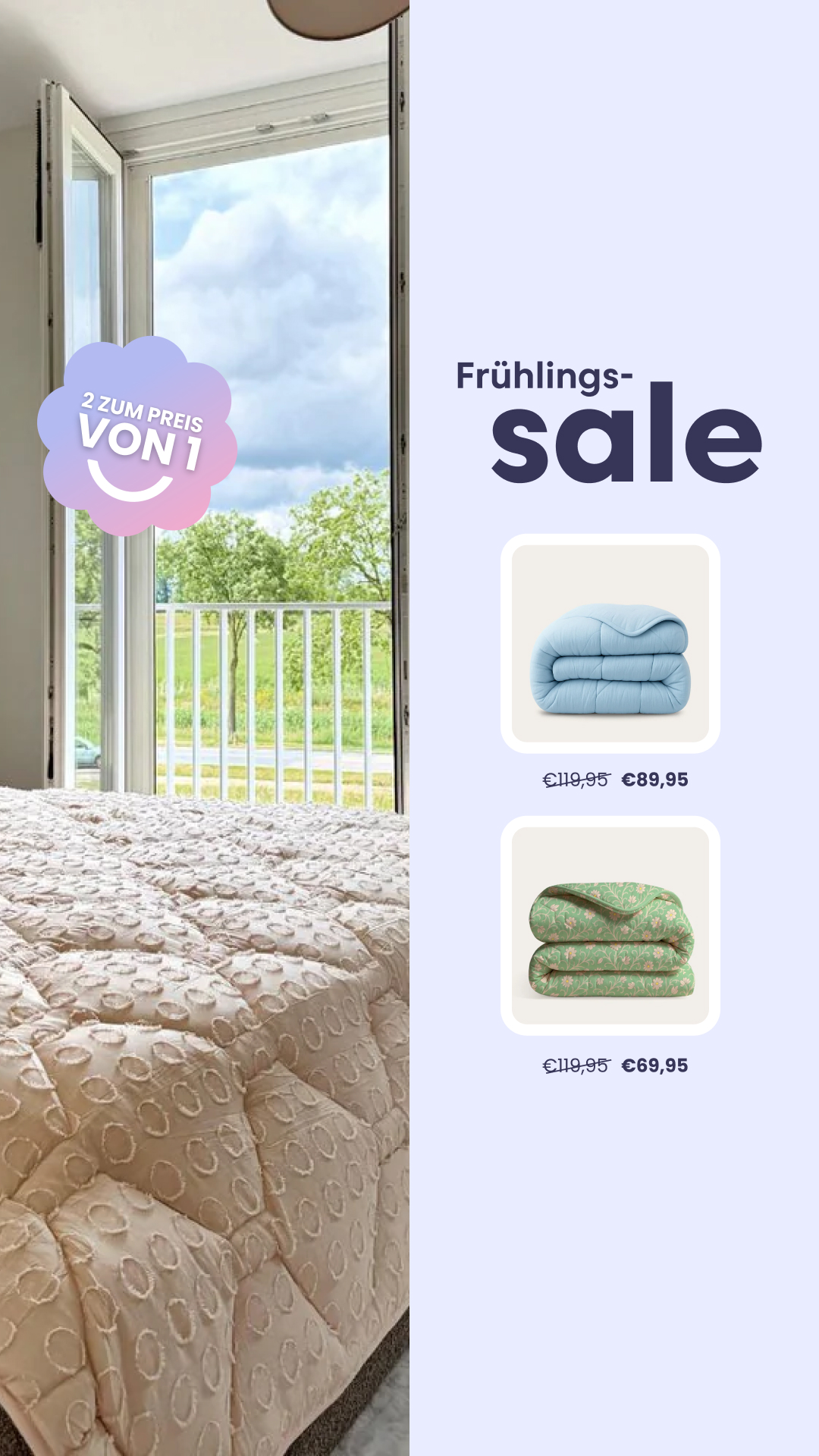 Thehappybed.de Facebook ad