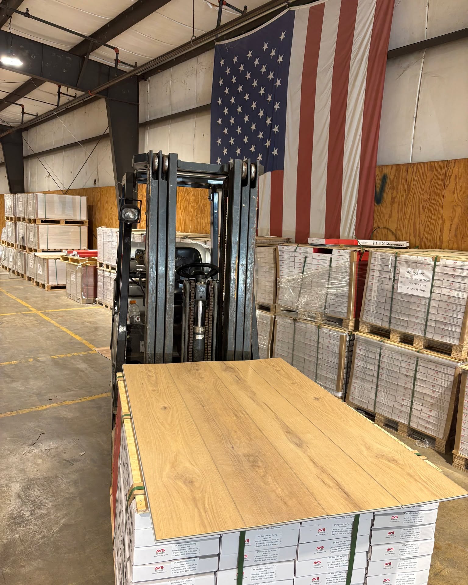 Kyler Johnson Facebook ad: ON SALE LVP XL 9X60 28mil 8mm LVP Flooring In Stock…