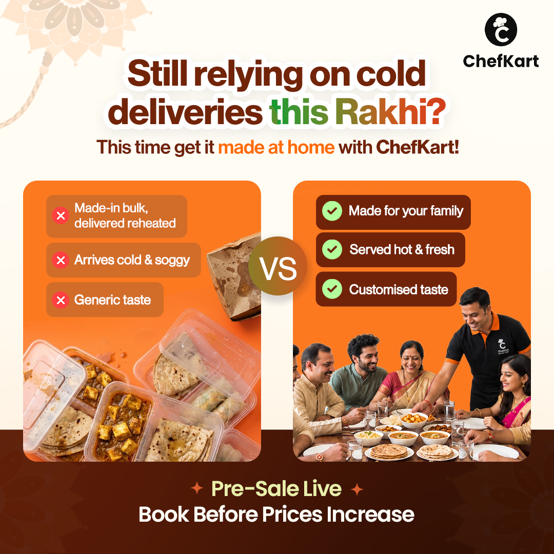 ChefKart Facebook ad: ChefKart: Home-Chef in minutes