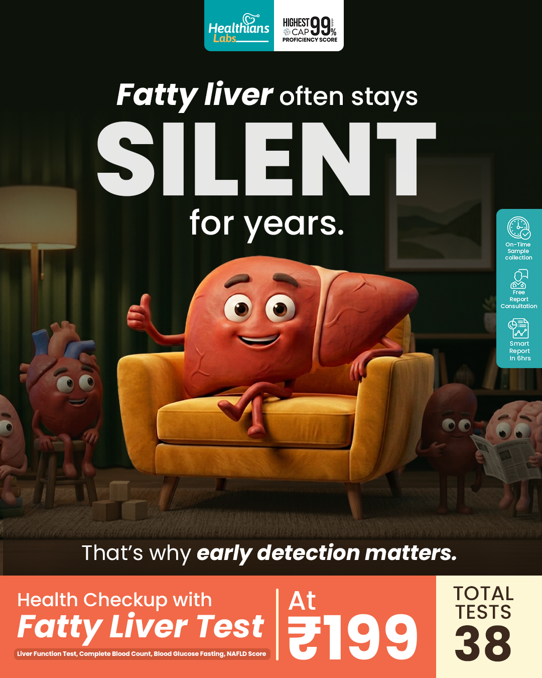 Healthians Facebook ad