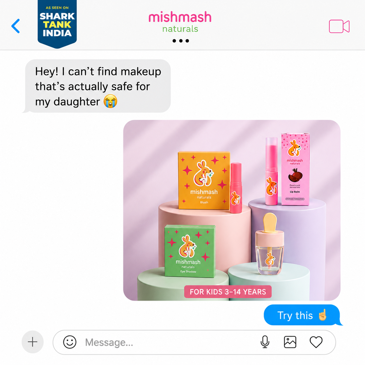 Mishmash Naturals  Facebook ad