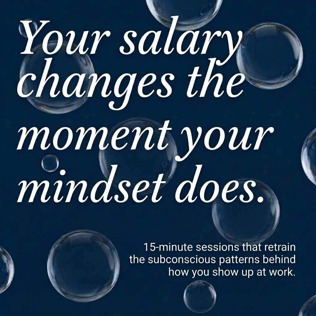 Millionaire Mindset Facebook ad: Stop Chasing Money. Attract It