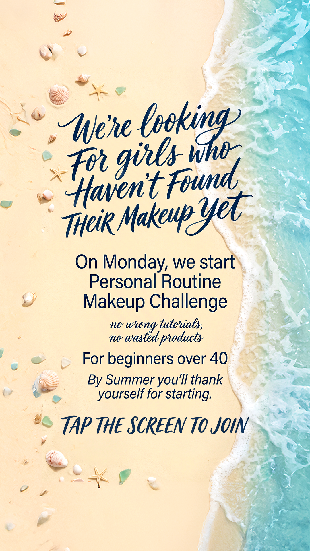 Luvly Makeup Facebook ad: Try Luvly NOW