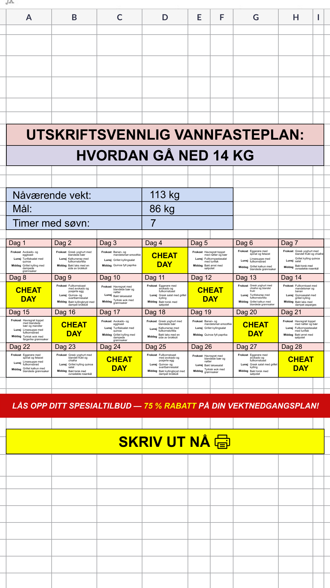 Simple Fasting App Facebook ad