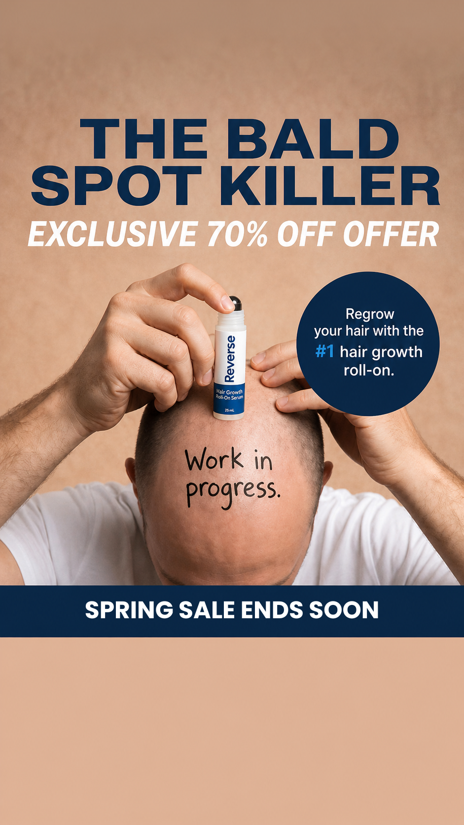 Reverse HairCo Facebook ad