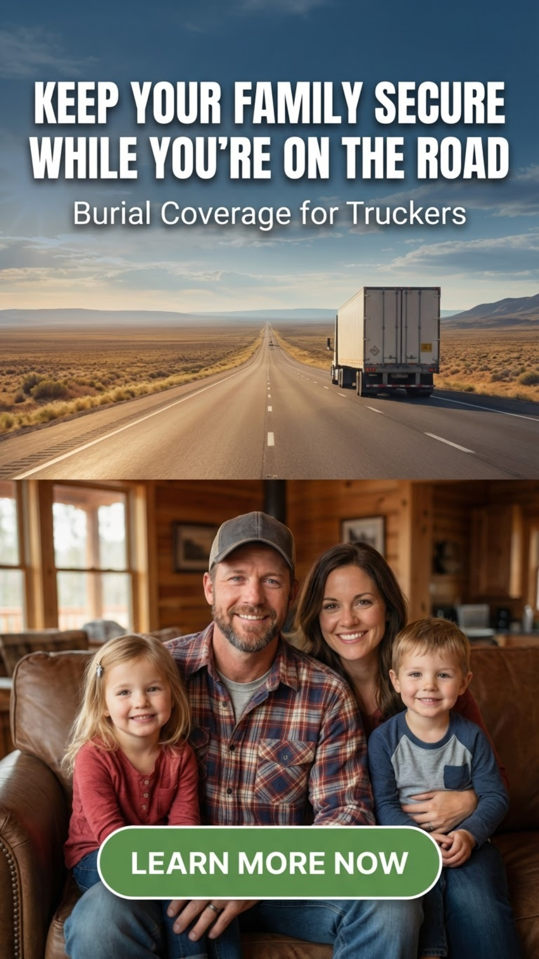 My Affordable Trucker Insurance Facebook ad