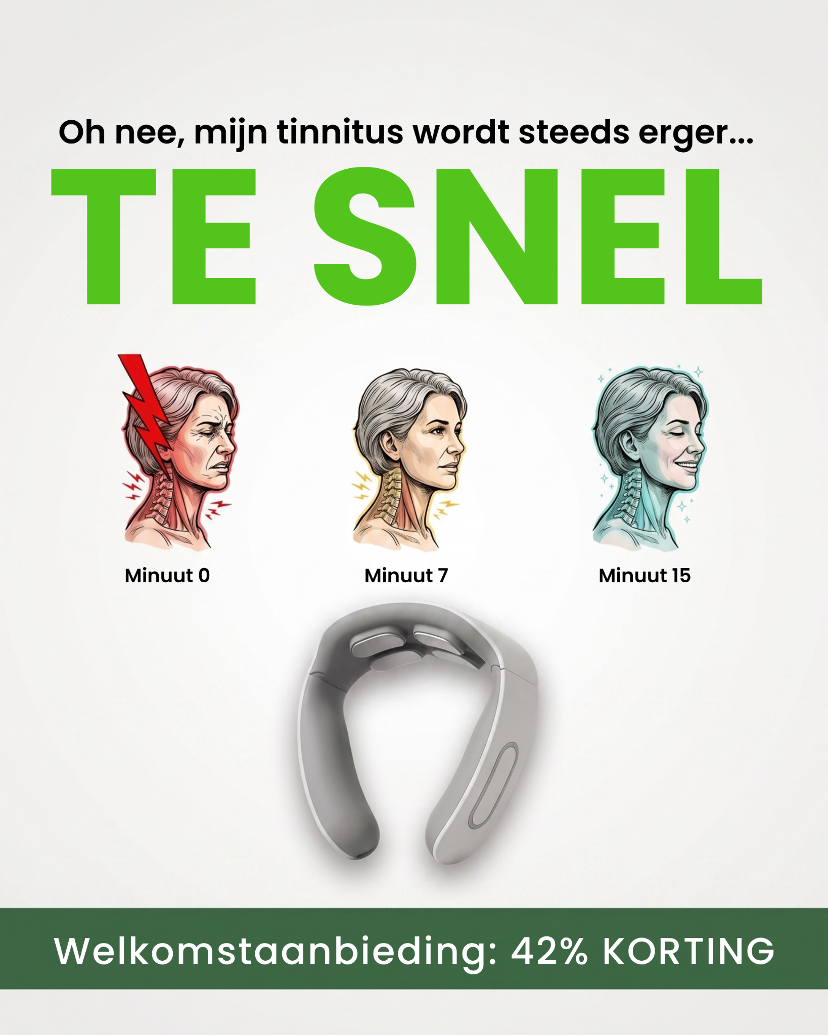 Gezond Vandaag Facebook ad: Last van oorsuizen? Dit werkt écht.