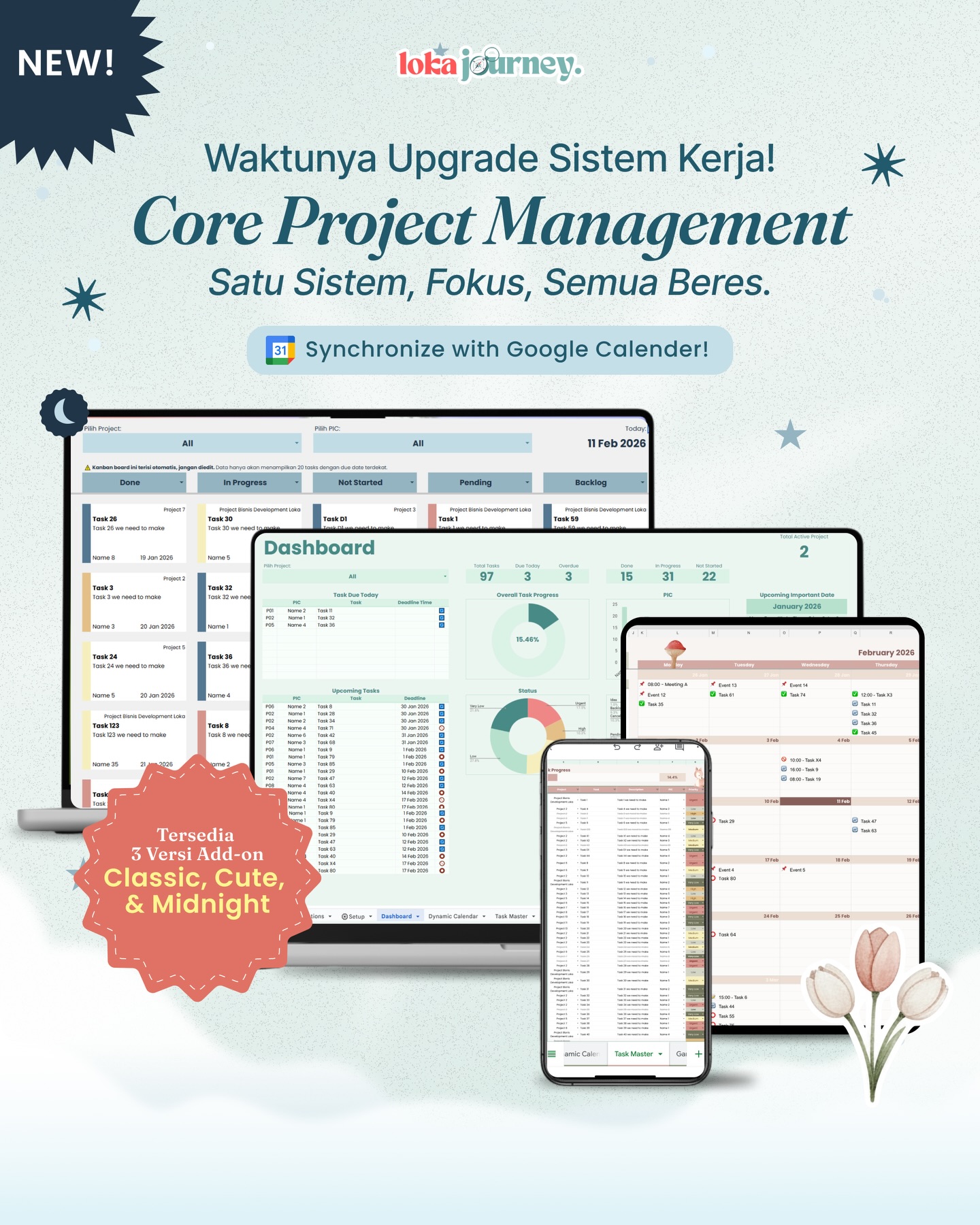 Loka Planner Facebook ad: Now launching
