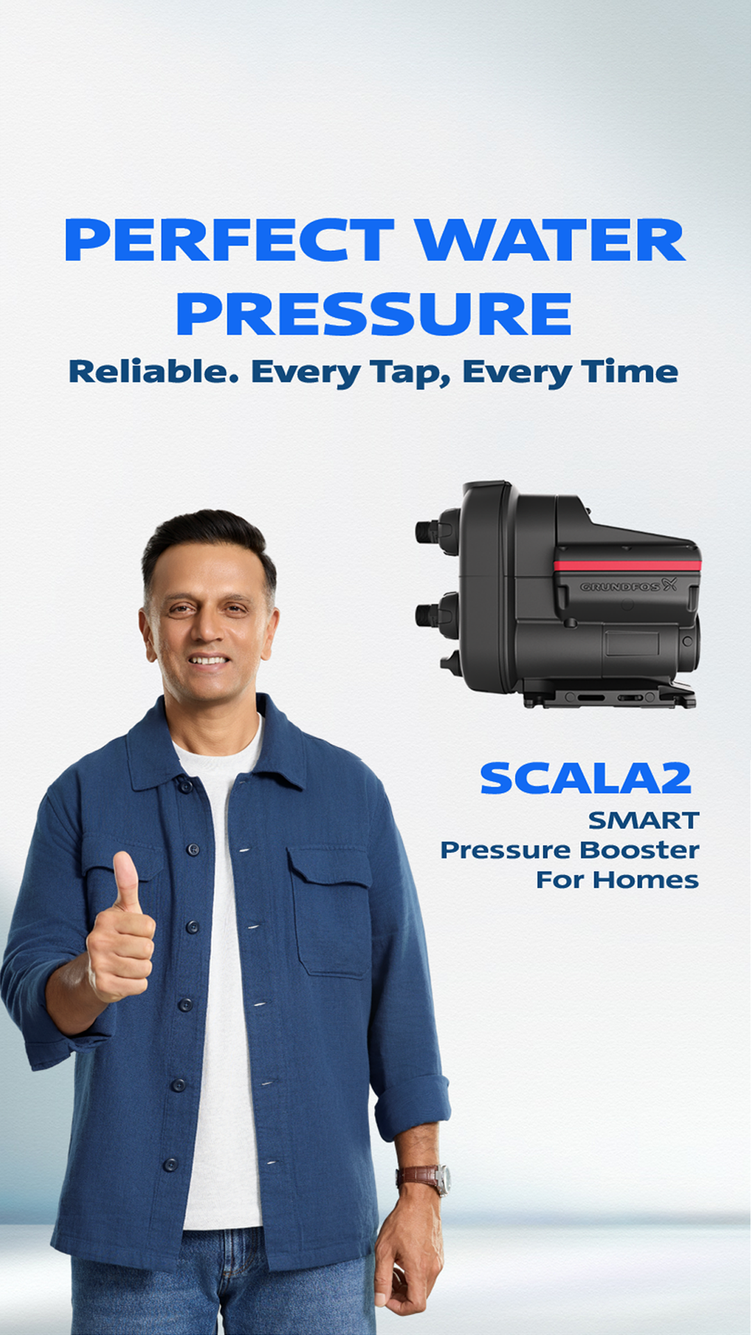 Grundfos Home Facebook ad: SCALA2: Smart Pressure Booster For Villas