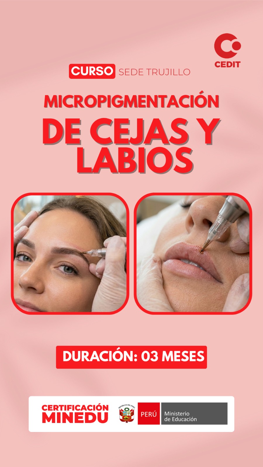 CEDIT Institute Trujillo Facebook ad from Jul 17, 2026