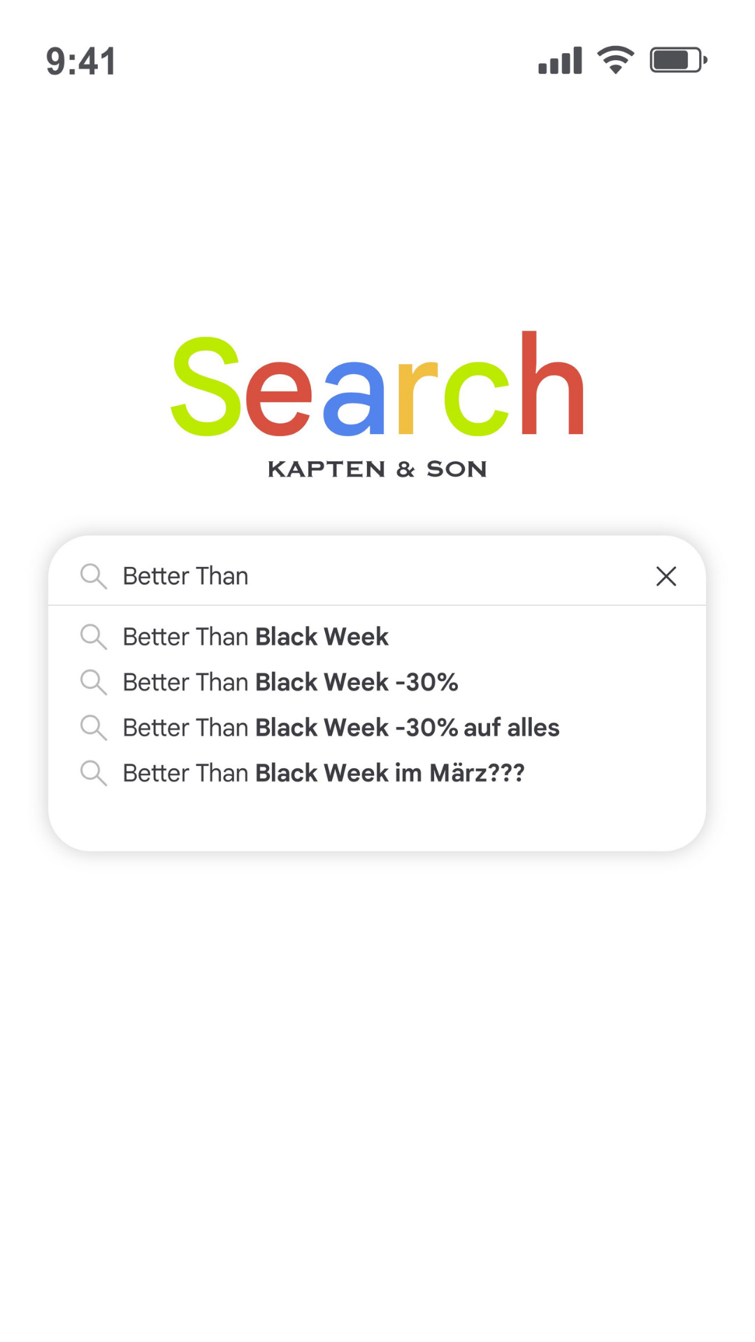 KAPTEN & SON Facebook ad