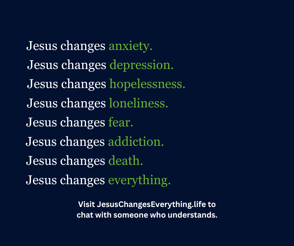 Jesus Changes Everything Facebook ad