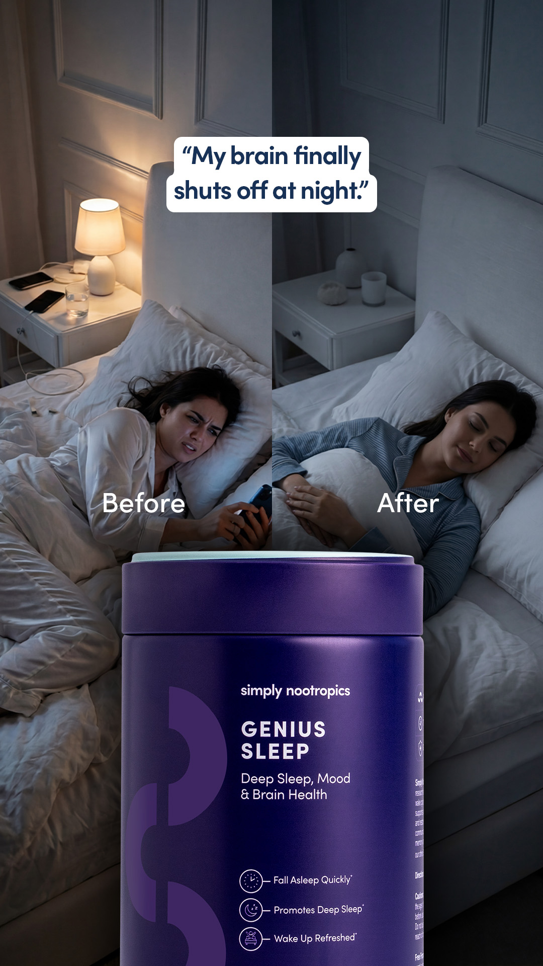 Simply Nootropics Facebook ad