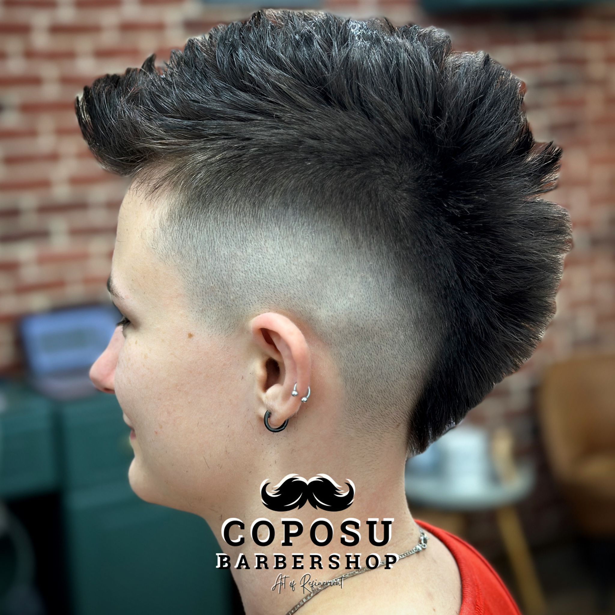 Coposu BarberShop Facebook ad: În toată agitația zilnică, rezervă-ți puțin timp pentru…