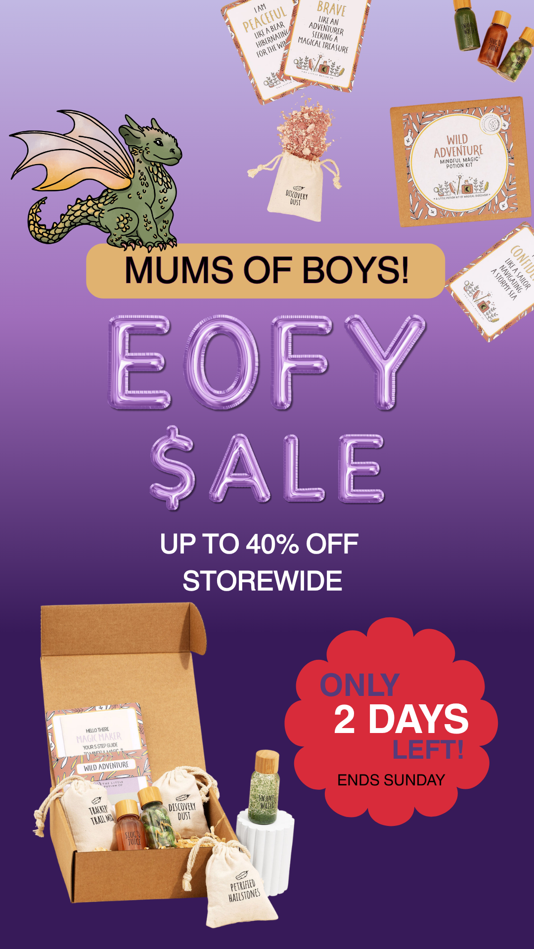 The Little Potion Co Facebook ad