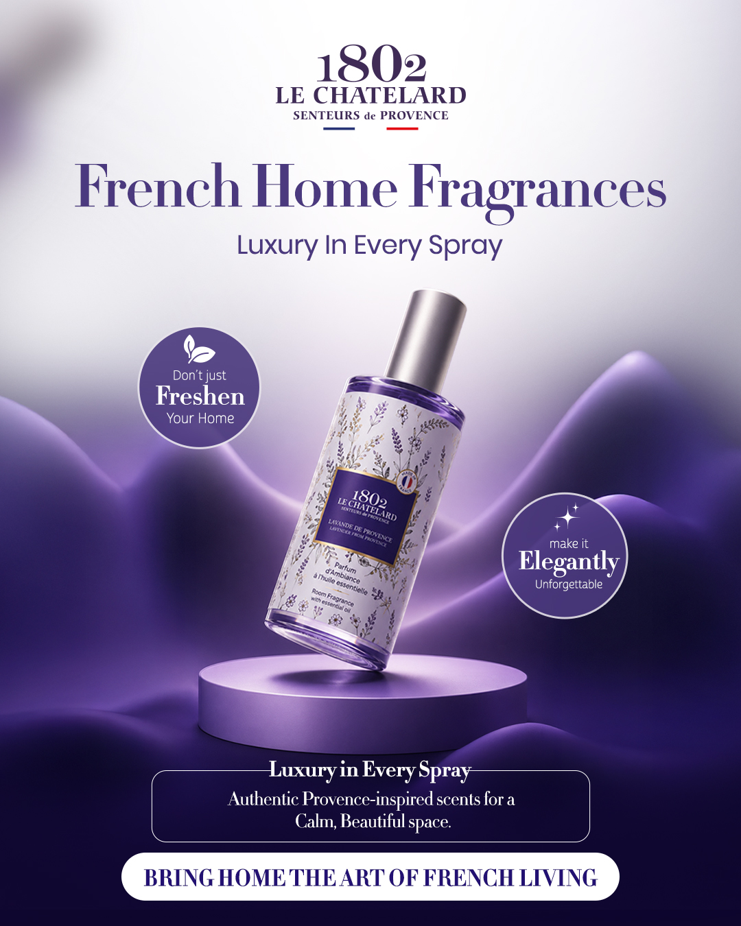 Le Chatelard 1802 India Facebook ad: French Luxury, Since 1802