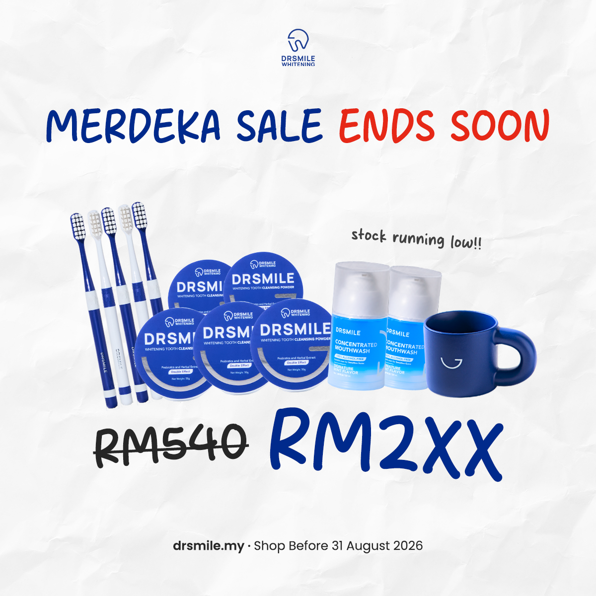 Dr Smile Whitening Solution Facebook ad