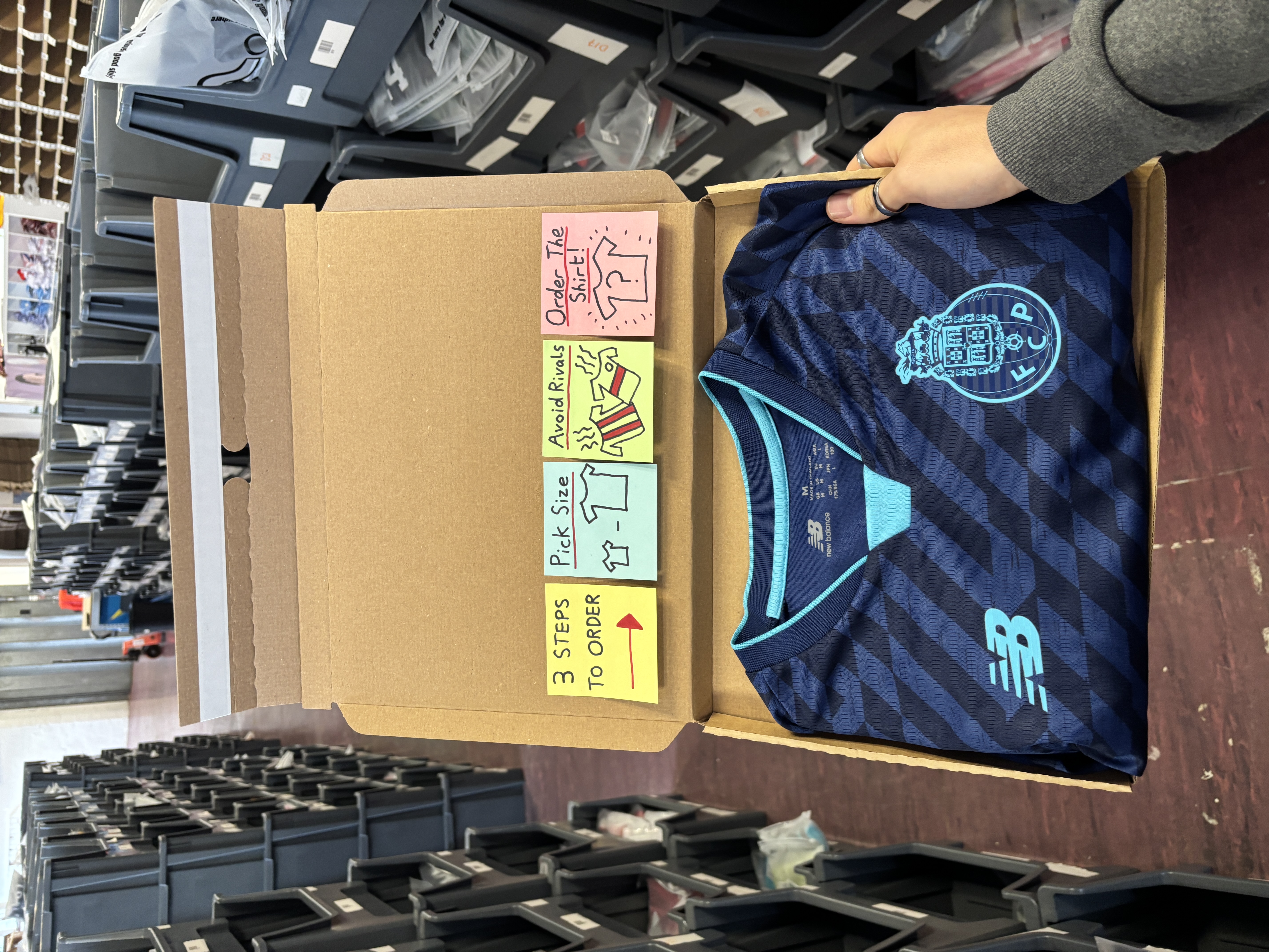 Mystery Shirt in a Box Facebook ad