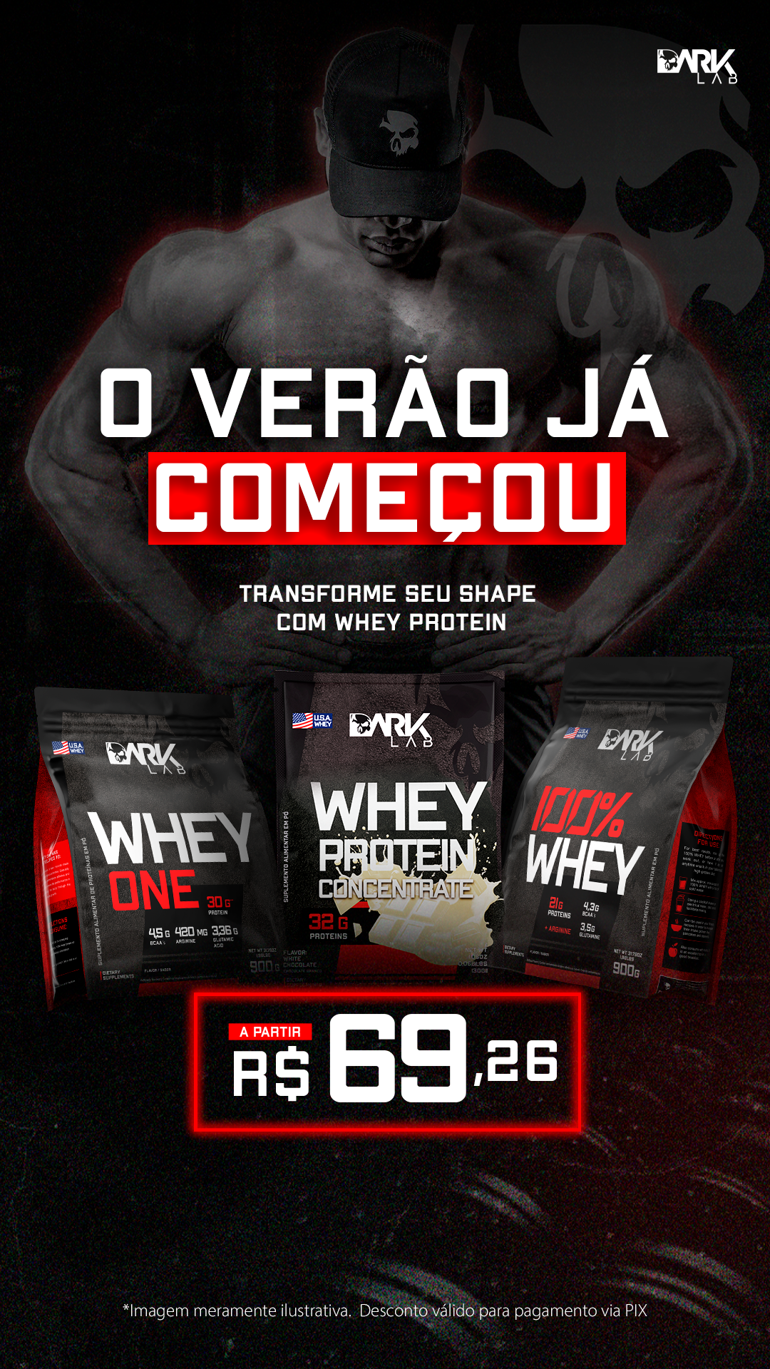 Dark Lab Suplementos Facebook ad
