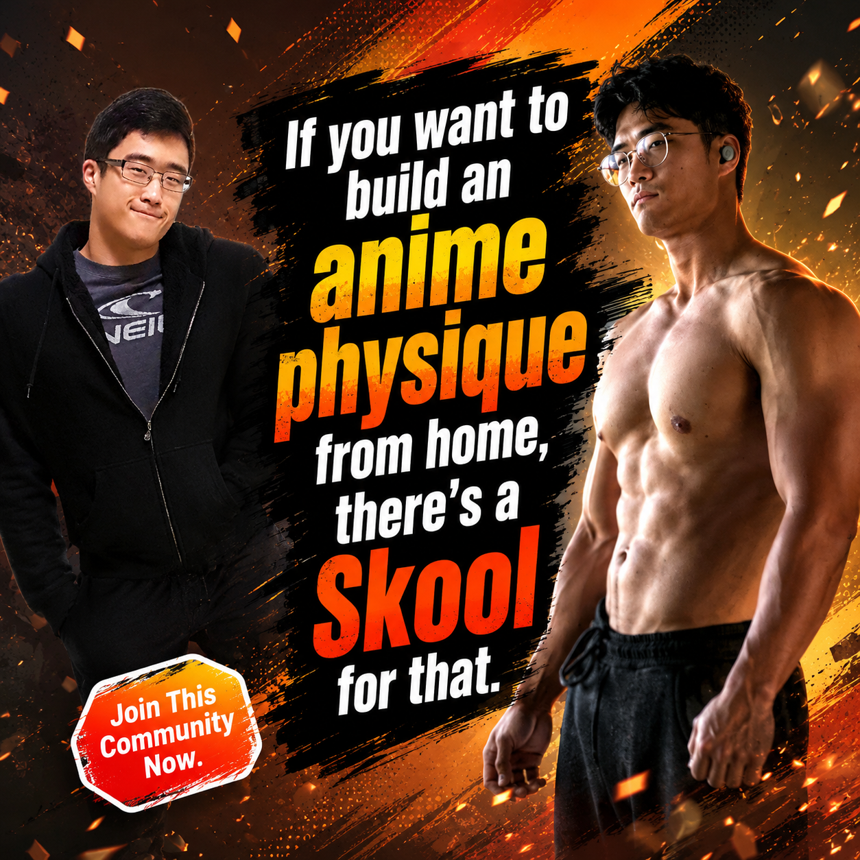 Skool Facebook ad