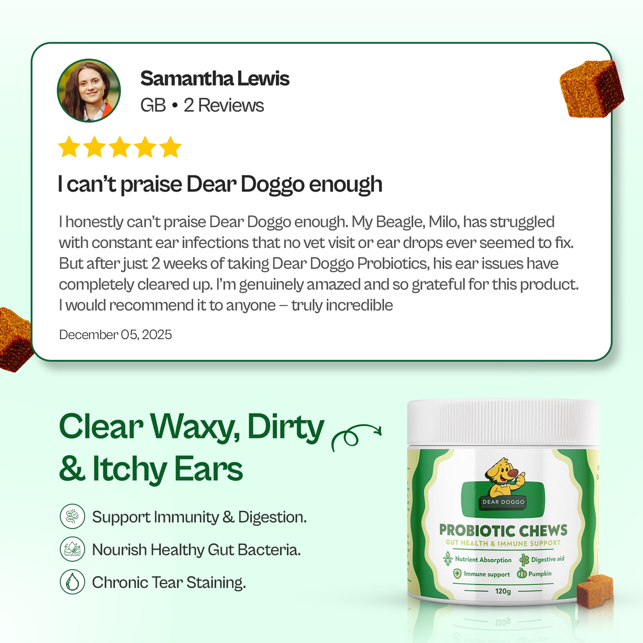 Dear Doggo Facebook ad