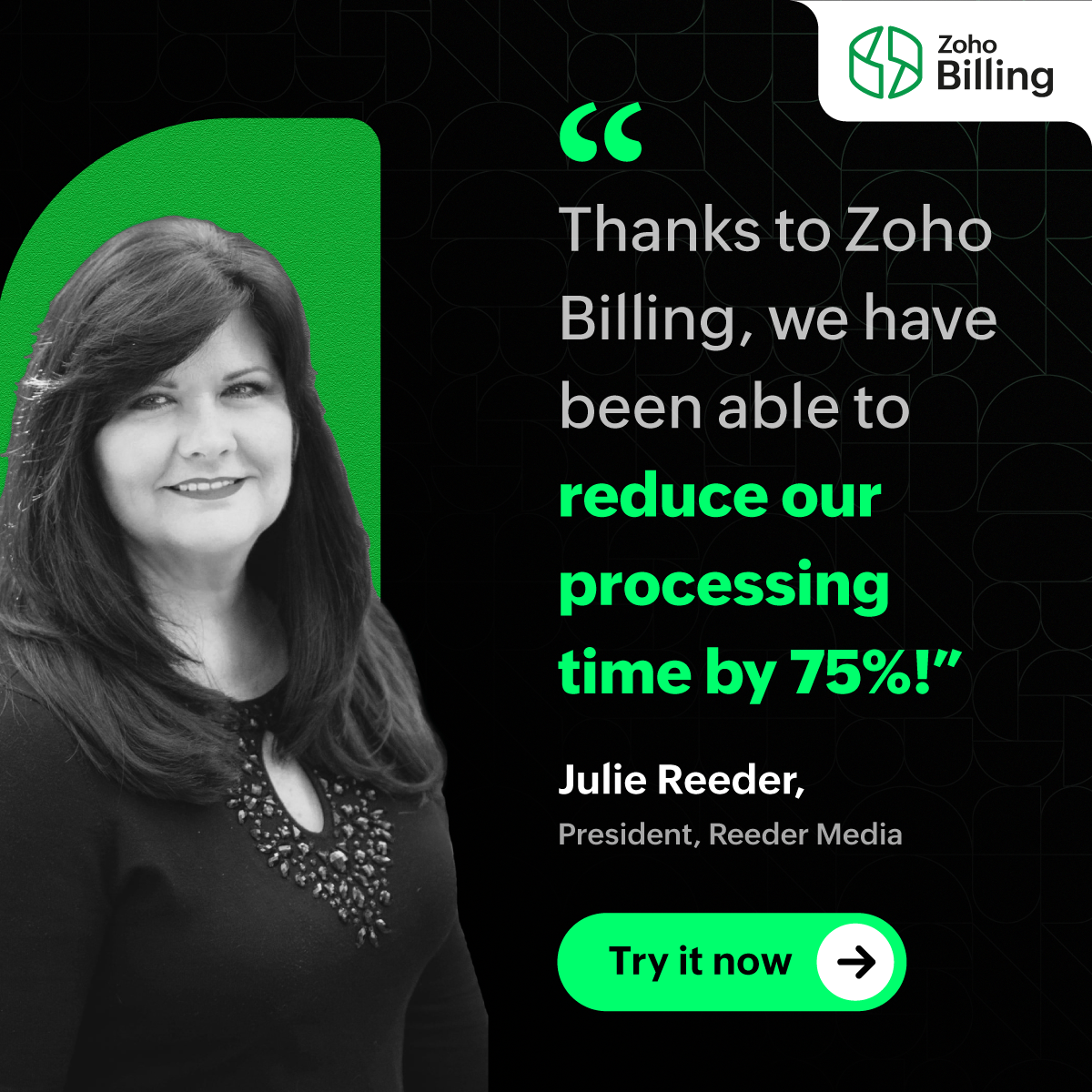 Zoho Billing Facebook ad