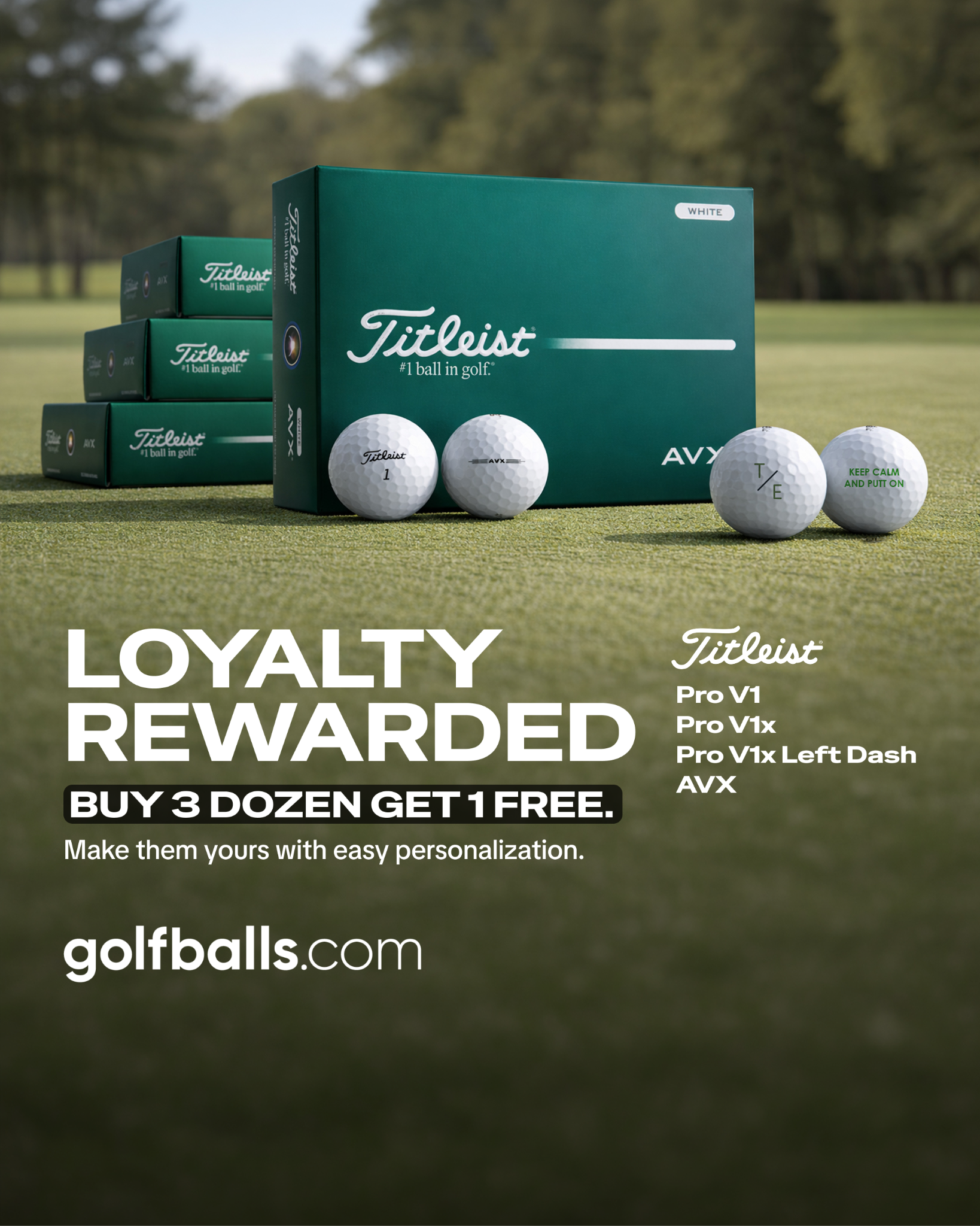 Golfballs.com Facebook ad