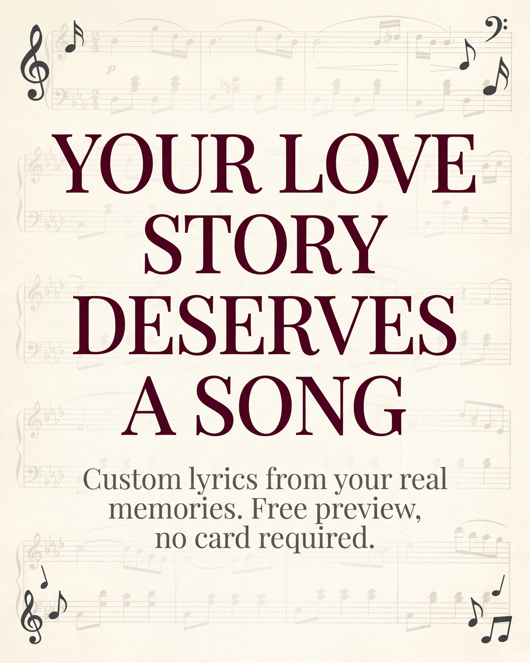 Forever Song Facebook ad