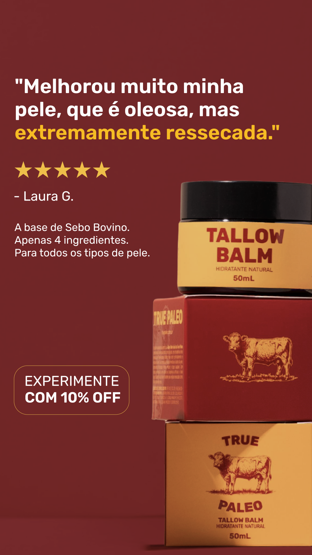 True Paleo Facebook ad: Tallow Balm