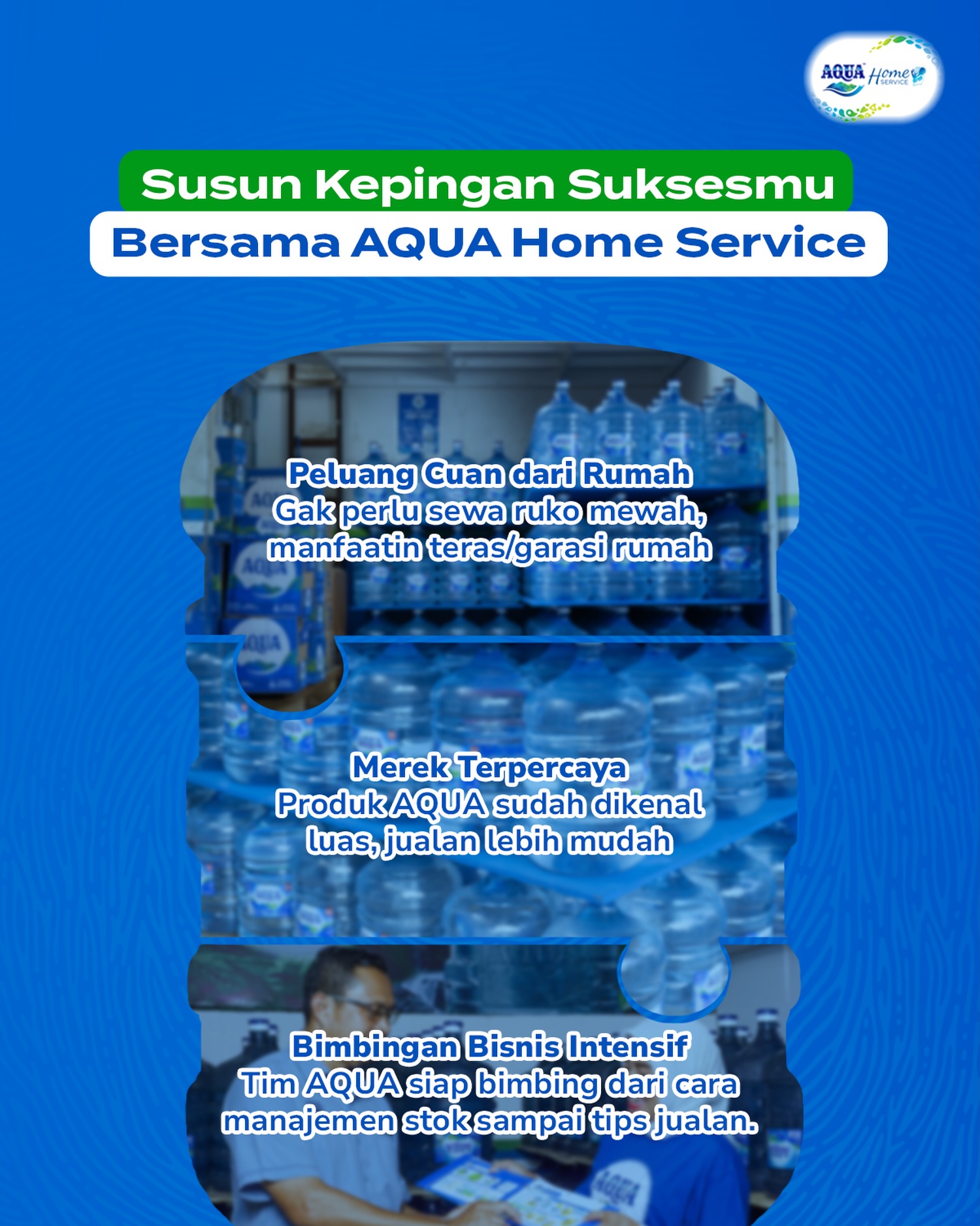 AQUA Home Service Facebook ad: Jadi bos di rumah sendiri bukan cuma mimpi!