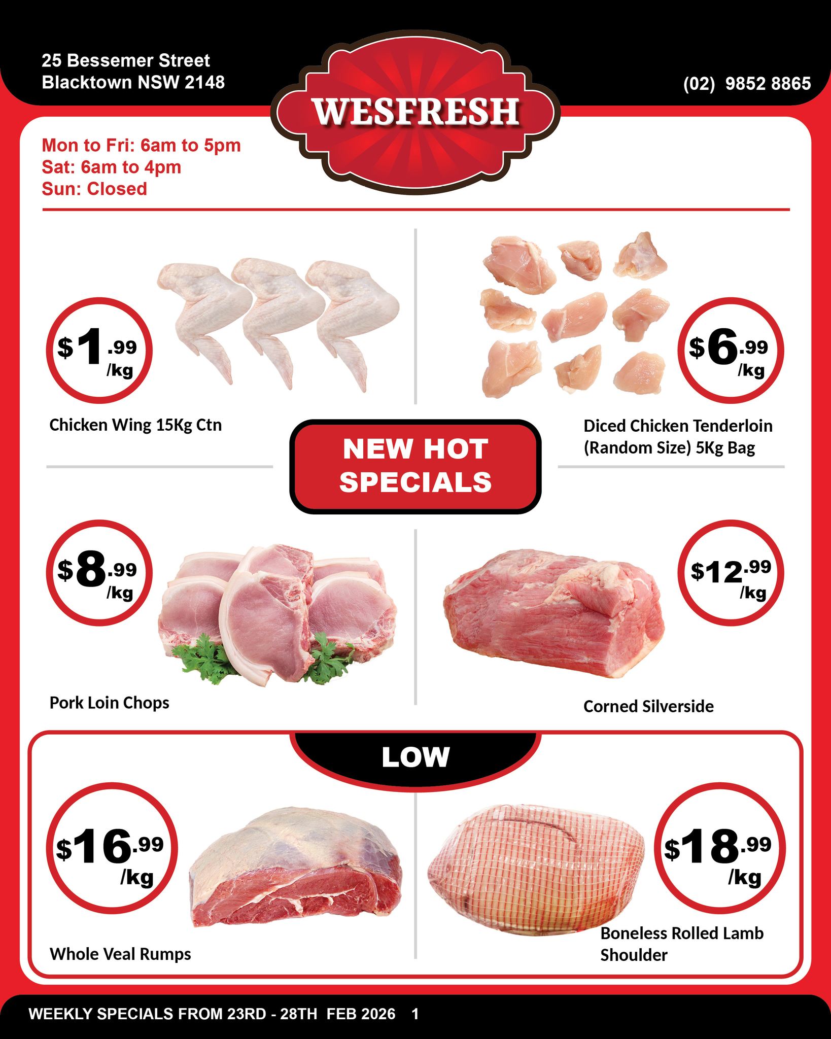 Wesfresh Facebook ad: WESFRESH WEEKLY PROMOTION | Feb 23 - Feb…