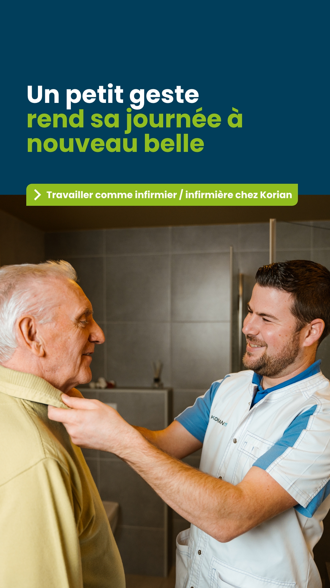 Korian Belgium Facebook ad