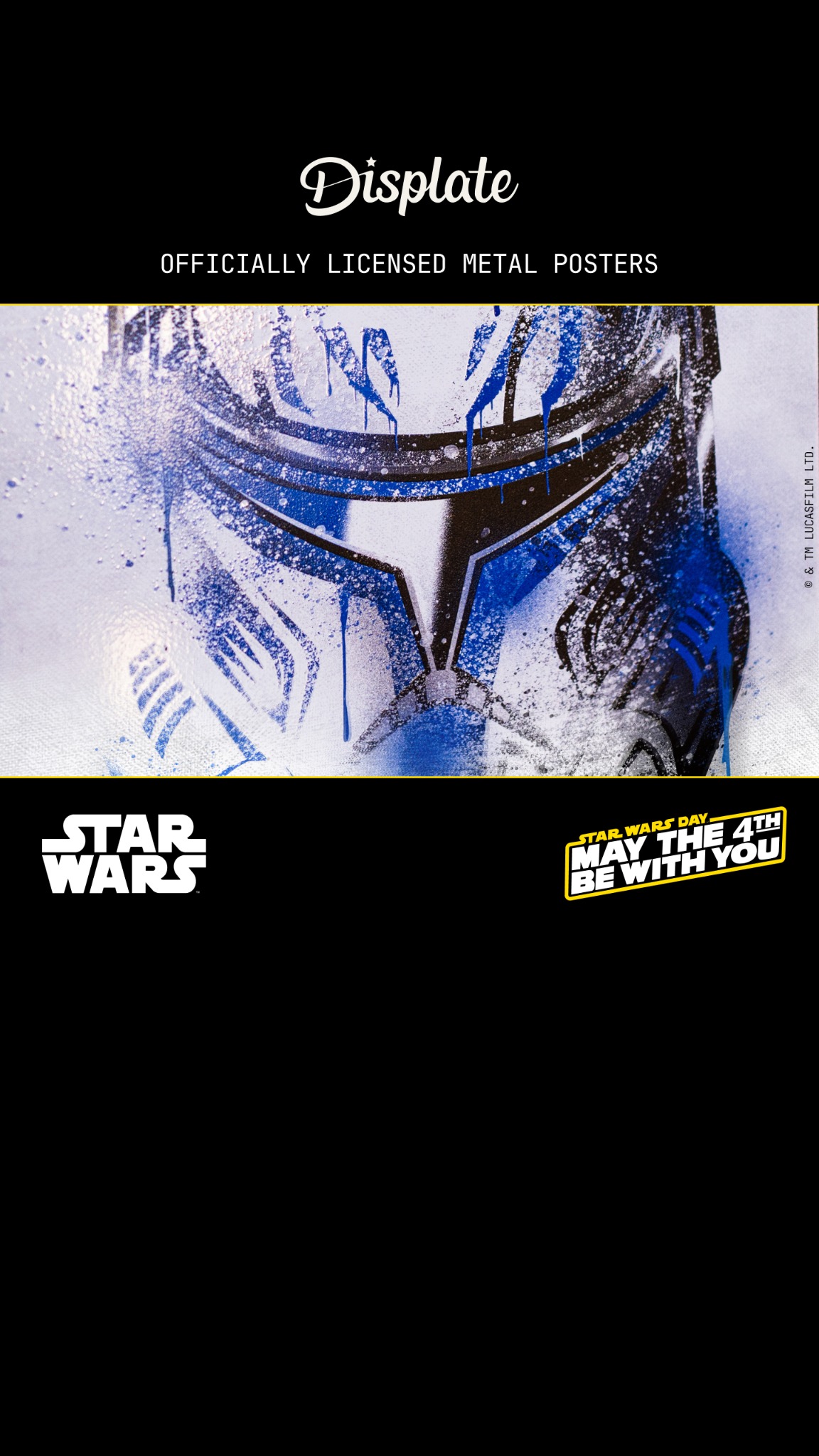 Displate Facebook ad