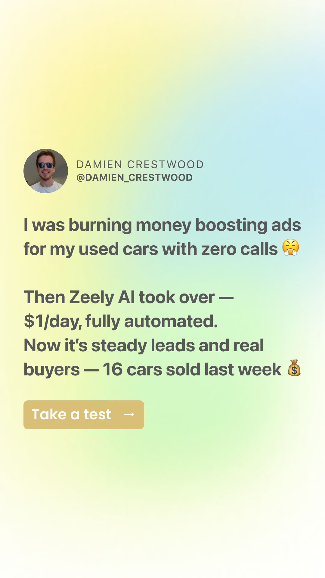 Zeely Facebook ad