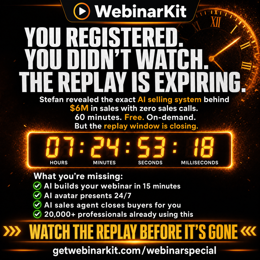 WebinarKit Facebook ad