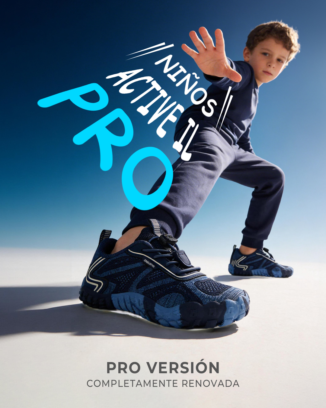 Saguaro Es Facebook ad: Zapatos barefoot infantiles Pro | Nueva versión mejorada