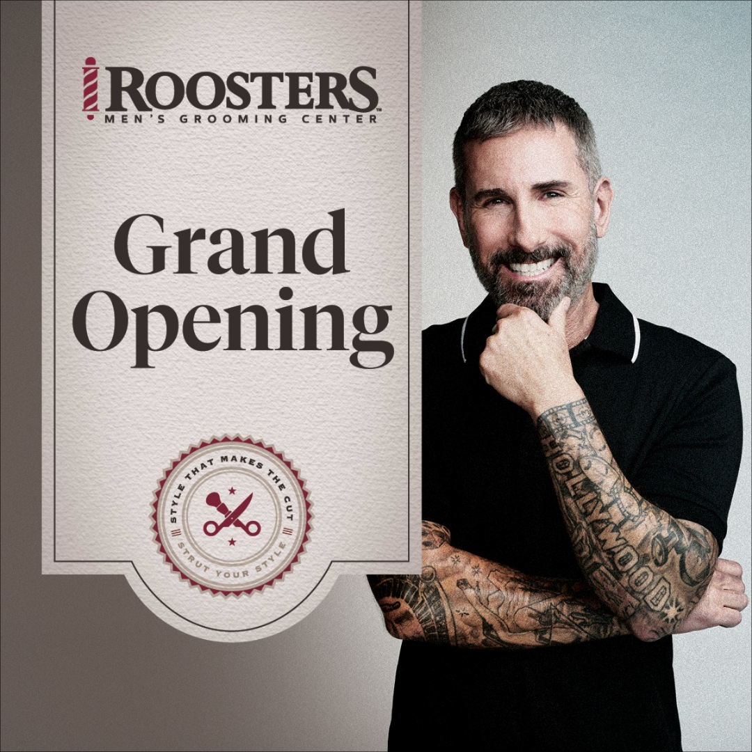 Roosters Men's Grooming Center Facebook ad