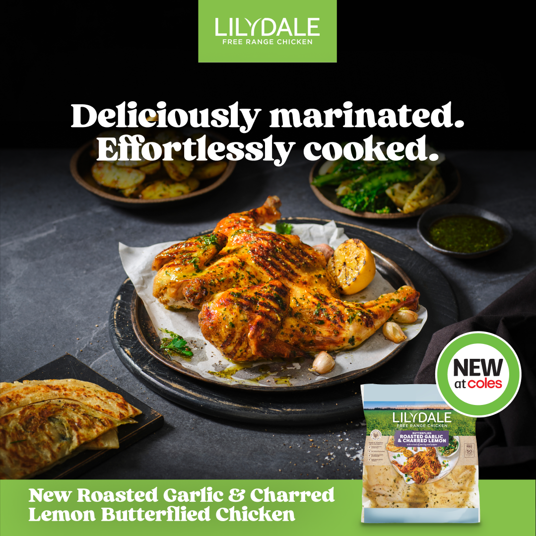 Lilydale Free Range Chicken Facebook ad: Your weeknight just got an upgrade.